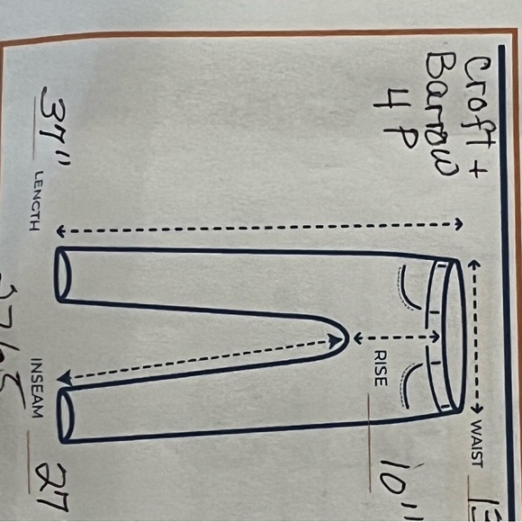 Croft & Barrow Blue Straight Leg Jeans Pull On Stretchy - Picture 5 of 5